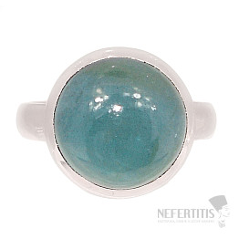 Akvamarín prsteň striebro Ag 925 R1948