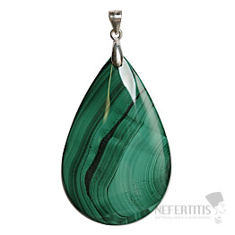Malachite pendant silver Ag 925 no. 2