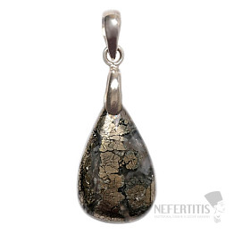 Pyrite pendant silver Ag 925 no. 1