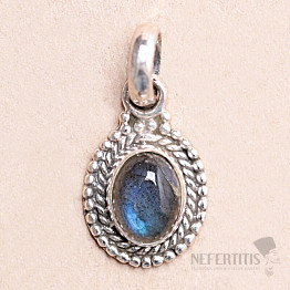 Labradorite rainbow pendant silver Ag 925 MIX2