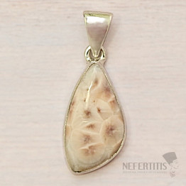 Natrolite pendant silver Ag 925 P2