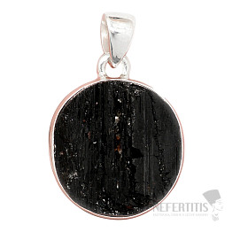 Turmalin-Skoryl-Anhänger Silber Ag 925 P2036