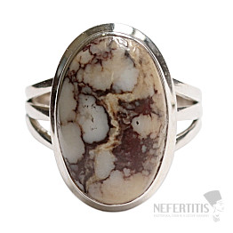 Magnesit Wildpferd Ring Silber Ag 925 R204