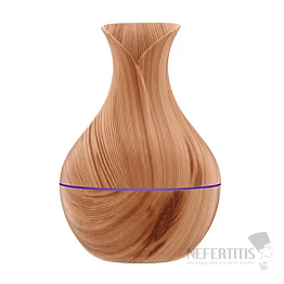 Aroma Diffusor VASE Dekor helles Holz