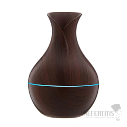 Aroma Diffusor Vase Dekor dunkles Holz