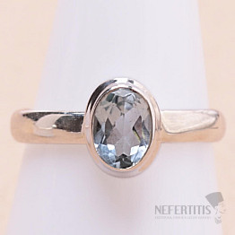 Topas blauer Ring Silber Ag 925 KO218
