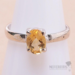 Ring mit Citrinschliff, Silber Ag 925 KO221