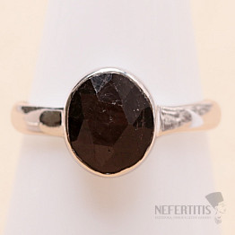 Zawadi gold sapphire ring silver Ag 925 R222