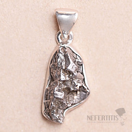 Meteorit-Anhänger Campo del Cielo Silber Ag 925 P2287