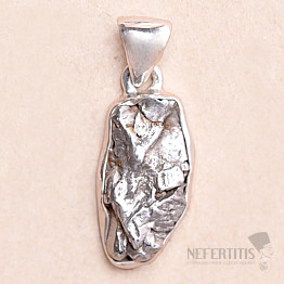 Meteorit-Anhänger Campo del Cielo Silber Ag 925 P2298