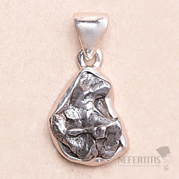 Meteorit-Anhänger Campo del Cielo Silber Ag 925 P2299