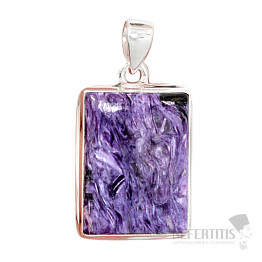 Charoite pendant silver Ag 925 P2300