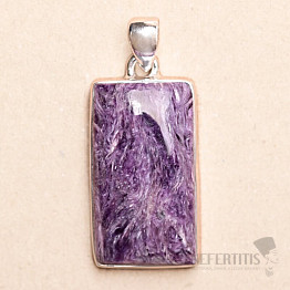 Charoite pendant silver Ag 925 P2301