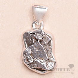 Meteorit-Anhänger Campo del Cielo Silber Ag 925 P2303