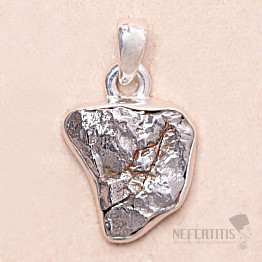 Meteorit-Anhänger Campo del Cielo Silber Ag 925 P2327