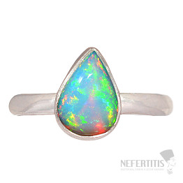 Opál etiópsky prsteň striebro Ag 925 R2332