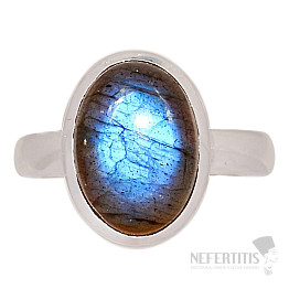 Labradorit-Regenbogenring Silber Ag 925 R2333