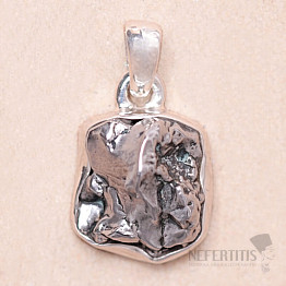Meteorit-Anhänger Campo del Cielo Silber Ag 925 P2333