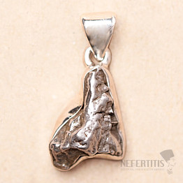 Meteorit-Anhänger Campo del Cielo Silber Ag 925 P2341