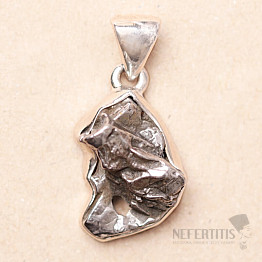 Meteorit Campo del Cielo přívěsek stříbro Ag 925 P2343