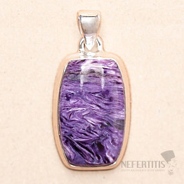 Charoite pendant silver Ag 925 P2346