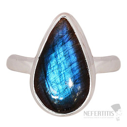 Labradorite rainbow ring silver Ag 925 R2353