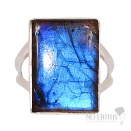 Labradorit-Regenbogenring Silber Ag 925 R2361