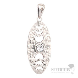 Designový přívěsek křišťál stříbro Ag 925 P2381