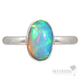 Äthiopischer Opalring Silber Ag 925 R2393