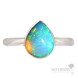 Äthiopischer Opalring Silber Ag 925 R2405