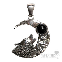 Dizajnový prívesok onyx striebro Ag 925 P242