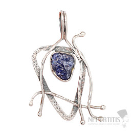 Designer pendant tanzanite silver Ag 925 P2421