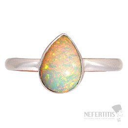 Opál etiópsky prsteň striebro Ag 925 R2424