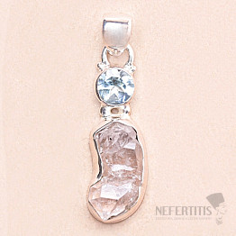 Herkimer-Diamant-Anhänger Silber Ag 925 KO249