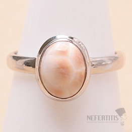 Natroliť prsteň striebro Ag 925 R251