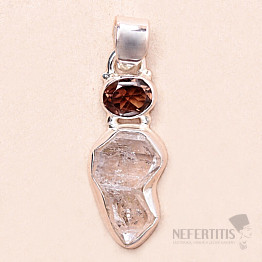 Herkimer-Diamant-Anhänger Silber Ag 925 KO252