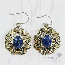 Lapis Lazuli náušnice stříbro Ag 925 26367