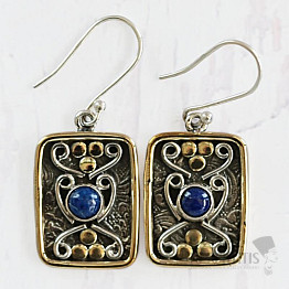 Lapislazuli Ohrringe Silber Ag 925 26378
