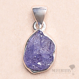 Tansanit Rohanhänger Silber Ag 925 LOT264