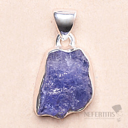 Tansanit Rohanhänger Silber Ag 925 LOT268