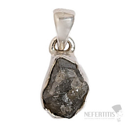 Diamant přírodní surový přívěsek stříbro Ag 925 P271
