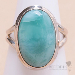 Larimar prsten stříbro Ag 925 KO275