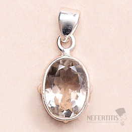 Grüner Amethyst - Prasiolith Anhänger Silber Ag 925 KO28
