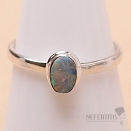Opal Australian ring silver Ag 925 R2810