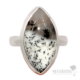 Opal dendritic ring silver Ag 925 R2811
