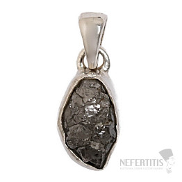 Diamant prírodný surový prívesok striebro Ag 925 P284