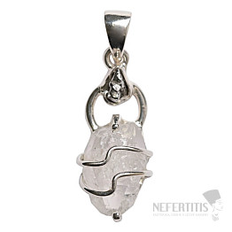 Designer pendant Herkimer diamond silver Ag 925 P285