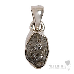 Diamant Natur Roh Anhänger Silber Ag 925 P285