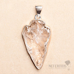 Lemurský krystal přívěsek stříbro Ag 925 P287