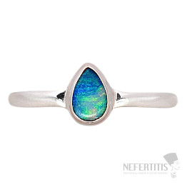 Opal australischer Ring Silber Ag 925 R2902